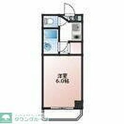 第七小島ビル ワンルームの間取図画像