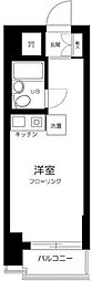 ライオンズマンション板橋区役所前 ワンルームの間取図画像