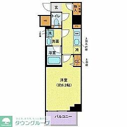 CREVISTA板橋ときわ台 1Kの間取図画像
