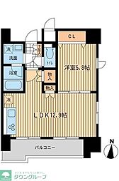 KDXレジデンス大山 1LDKの間取図画像