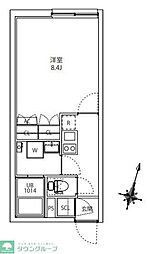MAXIV CITY板橋区役所前 1Kの間取図画像