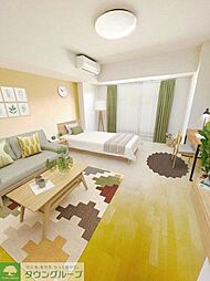 JR東海道本線 小田原駅 徒歩6分の賃貸マンション 3階1Kのリビング/ダイニング