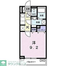 JR東海道本線 平塚駅 バス16分 市場前下車 徒歩1分の賃貸アパート 1階1Kの間取り