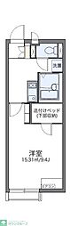 レオネクストSAIRIN十四 1Kの間取図画像