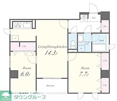 物件の間取り