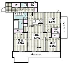 物件の間取り