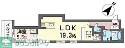 風香 北鎌倉 1SLDKの間取図画像