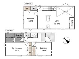 馬場1丁目 新築2階建て全3棟