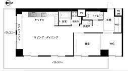 エンゼルハイム千住 1LDKの間取図画像