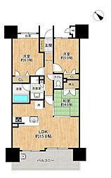 アーバンパレス井尻クレア 3LDKの間取図画像
