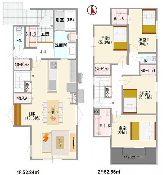 間取りを拡大表示