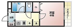 アーバンジャングルプレース206  ｜ 兵庫県西宮市門前町（賃貸マンション1K・2階・21.90㎡） その2