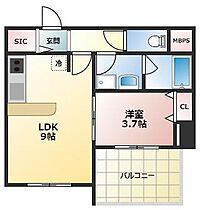 スプランディッド甲子園  ｜ 兵庫県西宮市甲子園浜田町（賃貸マンション1LDK・2階・34.89㎡） その2