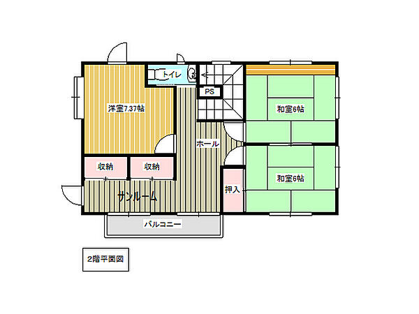 間取りを拡大表示