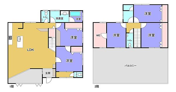 間取りを拡大表示