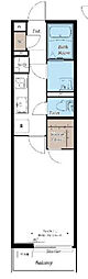 JR京浜東北・根岸線 川崎駅 徒歩11分の賃貸マンション 3階1Kの間取り
