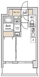 JR南武線 尻手駅 徒歩4分の賃貸マンション 5階1DKの間取り