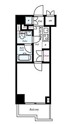京急本線 京急川崎駅 徒歩13分の賃貸マンション 2階1Kの間取り