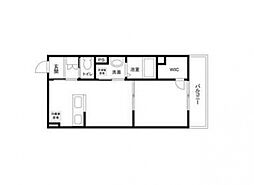東急池上線 雪が谷大塚駅 徒歩3分の賃貸アパート 1階1LDKの間取り