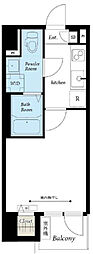 リブリ-SaintField 1Kの間取図画像