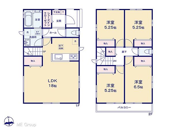 間取りを拡大表示