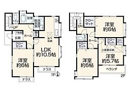 港南区上大岡東 4LDKの間取り