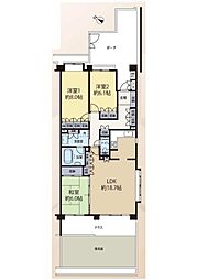 間取図画像 3LDK