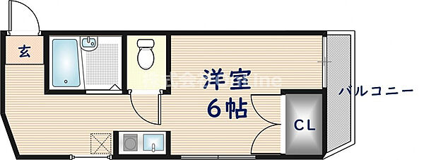 シャトレ小阪 ｜大阪府東大阪市御厨中1丁目(賃貸マンション1R・3階・20.00㎡)の写真 その2