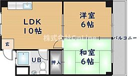 都マンション  ｜ 大阪府東大阪市西堤楠町3丁目（賃貸マンション2LDK・2階・40.00㎡） その2