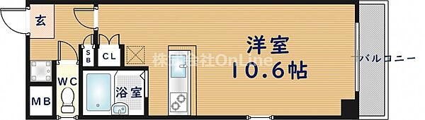 リュミエールイースト ｜大阪府東大阪市菱屋西1丁目(賃貸マンション1R・3階・25.65㎡)の写真 その2