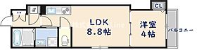 LEPUS御厨A  ｜ 大阪府東大阪市御厨東1丁目（賃貸アパート1LDK・3階・31.20㎡） その2