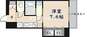 GLUCK MAISON S-SHINFUKAE　XIII  ｜ 大阪府東大阪市足代北1丁目（賃貸マンション1K・6階・25.55㎡） その2