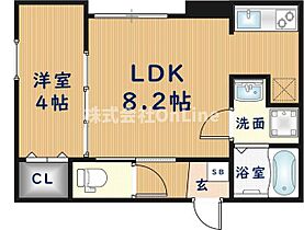 LA　REGENCIA花園  ｜ 大阪府東大阪市稲葉3丁目（賃貸アパート1LDK・1階・29.55㎡） その2