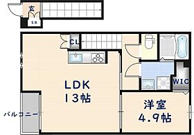 レジデンススティア  ｜ 大阪府東大阪市金岡3丁目（賃貸アパート1LDK・2階・47.85㎡） その2