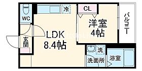 CASA花園  ｜ 大阪府東大阪市玉串元町1丁目（賃貸アパート1LDK・1階・30.32㎡） その2