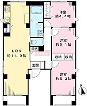 ヴェラルーチェ 201 ｜ 東京都世田谷区世田谷１丁目15-14（賃貸マンション3LDK・2階・62.92㎡） その2