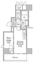 レジディア三軒茶屋III 801 ｜ 東京都世田谷区三軒茶屋２丁目19-7（賃貸マンション1DK・8階・25.82㎡） その2