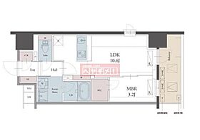 ラグゼナ用賀 403 ｜ 東京都世田谷区用賀４丁目5-3（賃貸マンション1LDK・4階・36.80㎡） その2