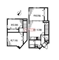 エルファーロ駒沢公園I 4階3LDKの間取り