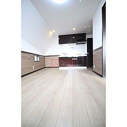 東急田園都市線 二子玉川駅 徒歩7分の賃貸アパート 3階1LDKのリビング/ダイニング