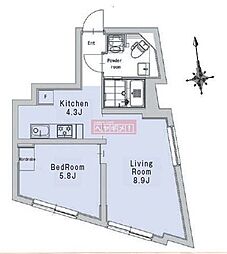 間取図画像 1LDK