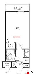 日神パレステージ三軒茶屋 1Kの間取図画像