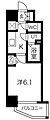 ファステート玉造駅前ダミュウ5階6.3万円