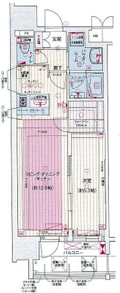 プレサンス心斎橋ニスト ｜大阪府大阪市中央区南船場1丁目(賃貸マンション1LDK・9階・42.74㎡)の写真 その2