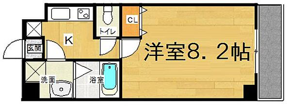 大阪府大阪市福島区野田3丁目(賃貸マンション1K・7階・24.19㎡)の写真 その2