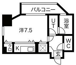 大阪府大阪市城東区蒲生3丁目15-18（賃貸マンション1K・8階・25.26㎡） その2