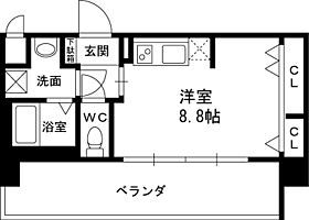 大阪府大阪市福島区福島5丁目15-13（賃貸マンション1R・8階・25.84㎡） その2