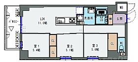 プレサンスＮＥＯ新深江リュミエル  ｜ 大阪府東大阪市足代北1丁目12-12（賃貸アパート3LDK・8階・59.92㎡） その1