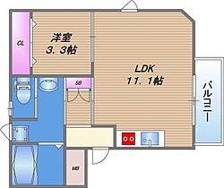 Grace Fukaebashi  ｜ 大阪府大阪市城東区諏訪4丁目6（賃貸アパート1LDK・1階・36.17㎡） その2