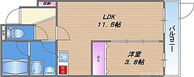 エフ・なにわ  ｜ 大阪府大阪市城東区東中浜9丁目12-1（賃貸アパート1LDK・3階・37.45㎡） その2